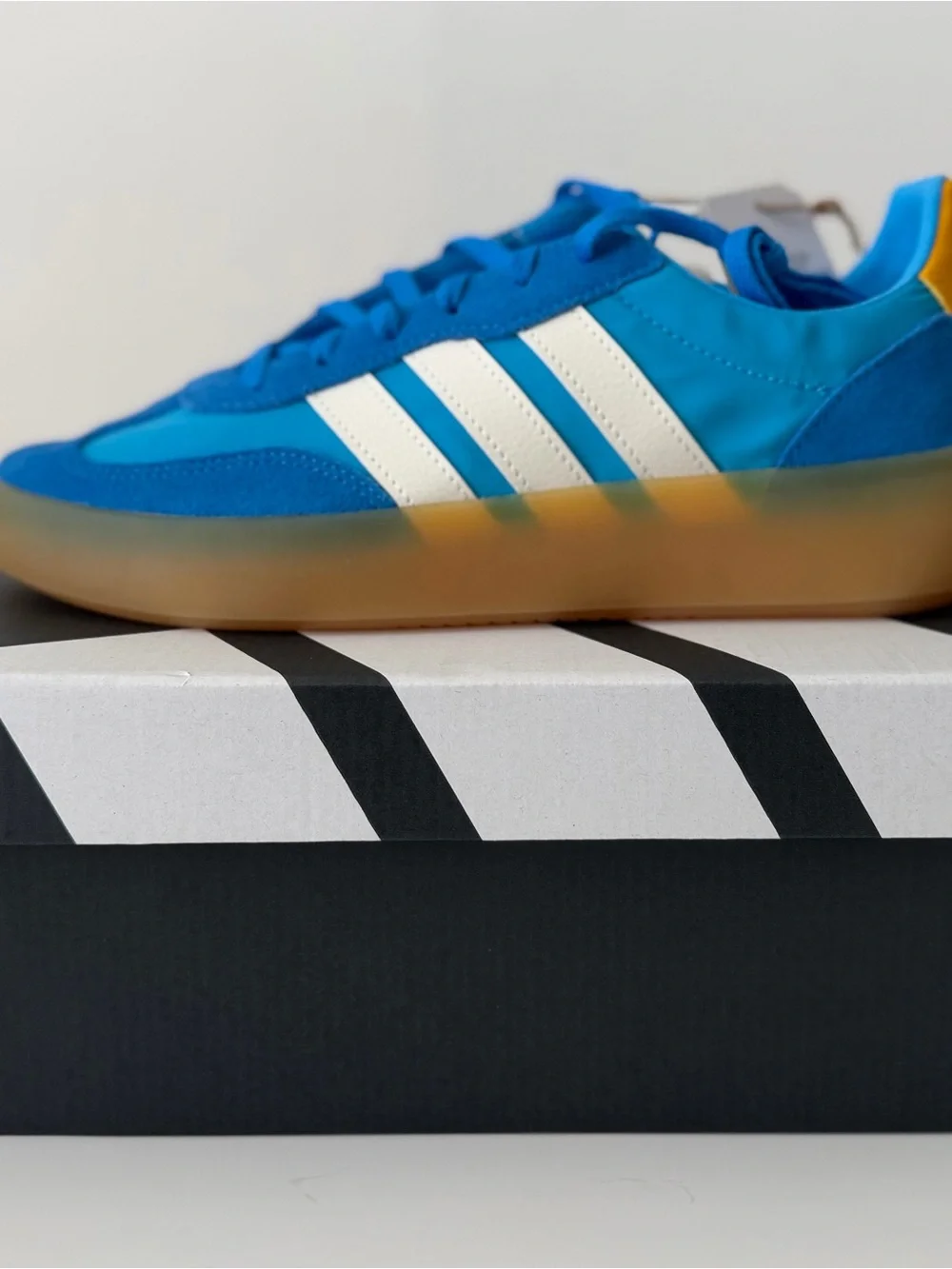 Adidas Barreda Decode J Blue with Gum Sole Low-Top Sneaker